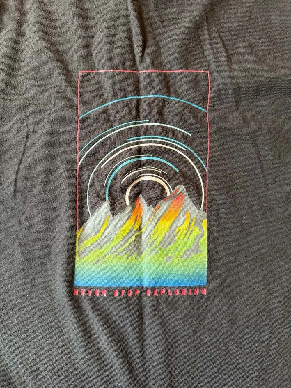 Vintage The North Face Long Sleeve T-Shirt Size L Black Retro Striped